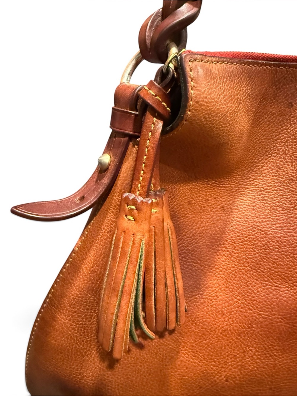 Dooney & Bourke Florentine Twist Strap Hobo Bag - Picture 8 of 17